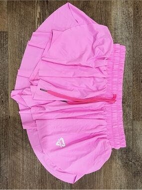 Pink Womens' Athletic Skort with Elastic Waist